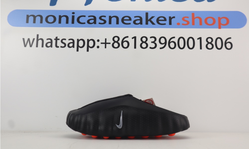 Nike Mind 001 'Black Chrome' slide.