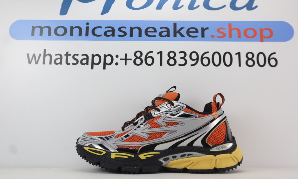 Off-White Be Right Back Silver Orange