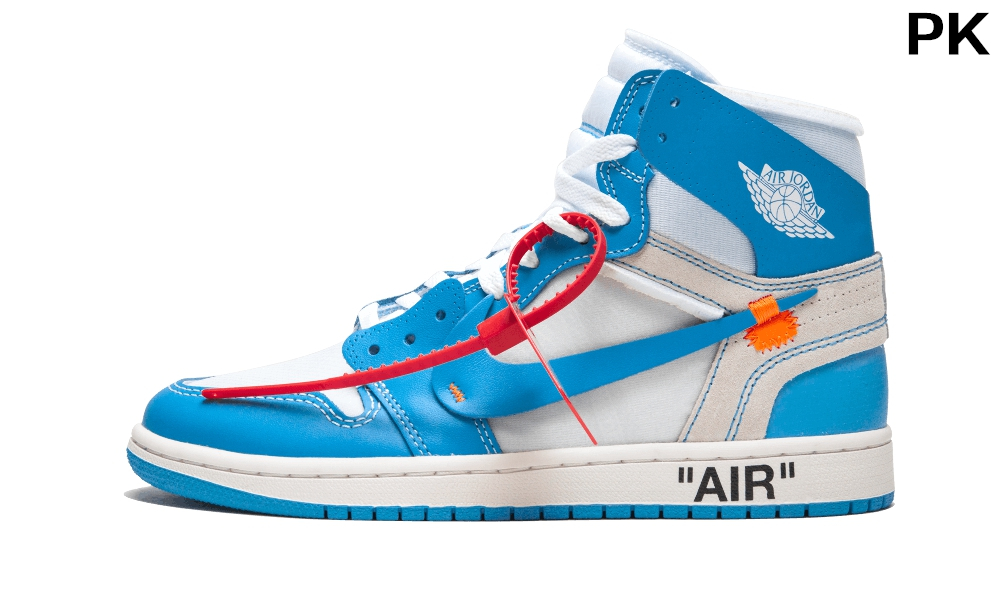 PK OFF-WHITE x Air Jordan 1 Powder Blue...