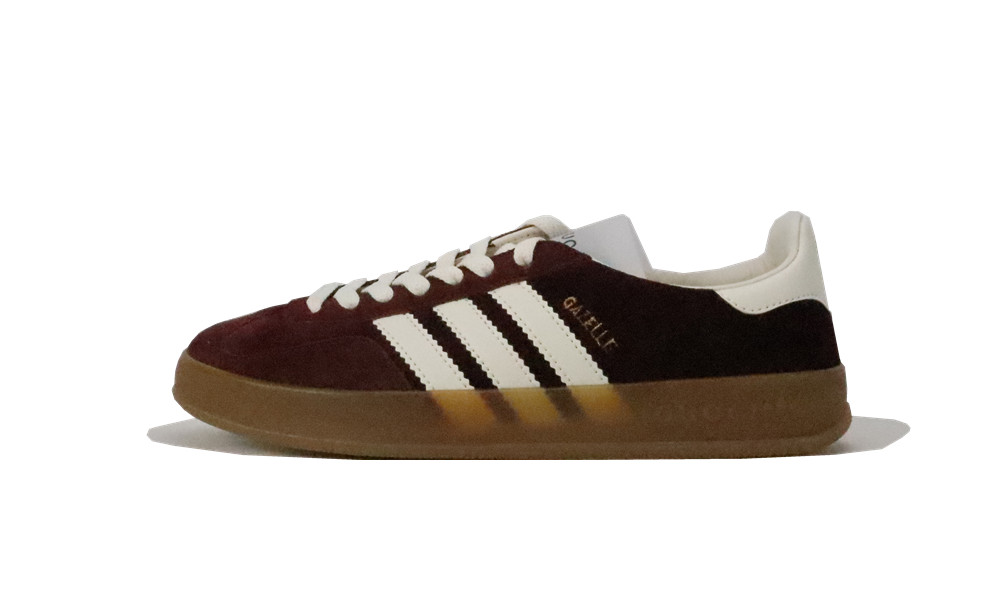 GUCC* X ADIDAS Gazelle Burgundy Velvet