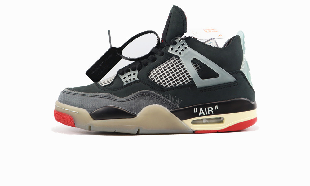 Off-White x Air Jordan 4 “Bred”...