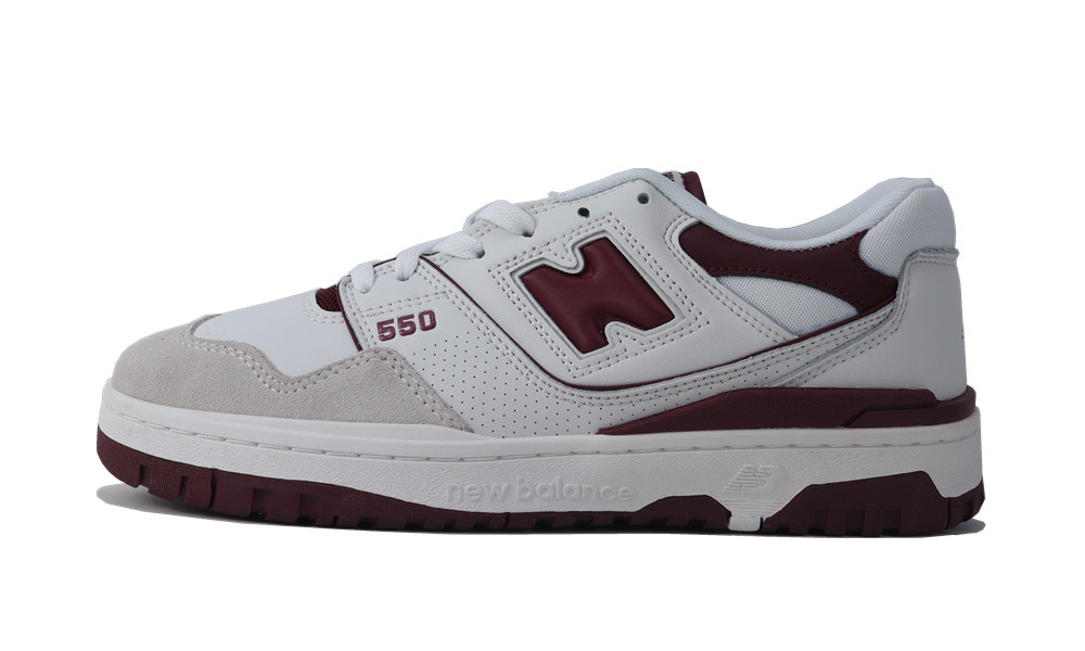 New Balance 550 Sea Salt Burgundy