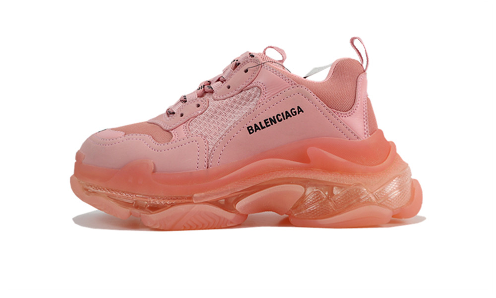 BALENCIAGE TRIPLE S CLEAR PINK