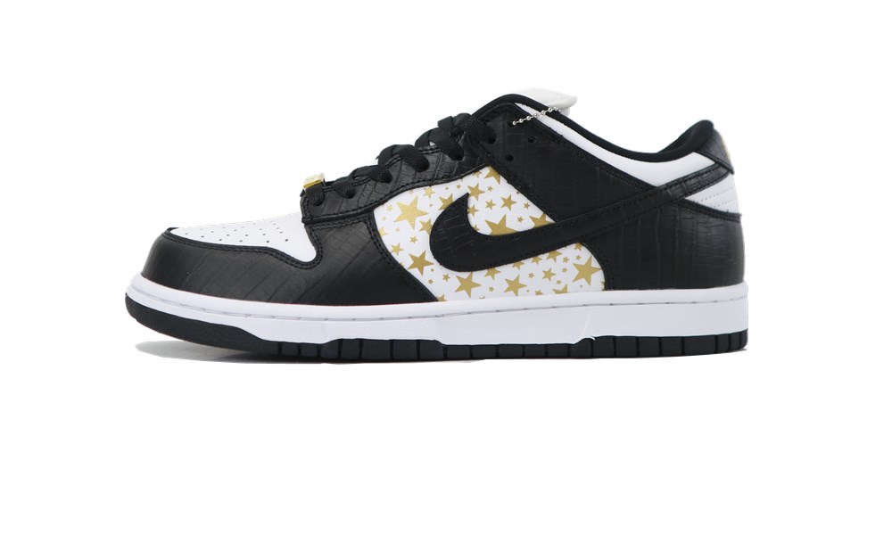 Nike SB Dunk Low Supreme Stars Black...