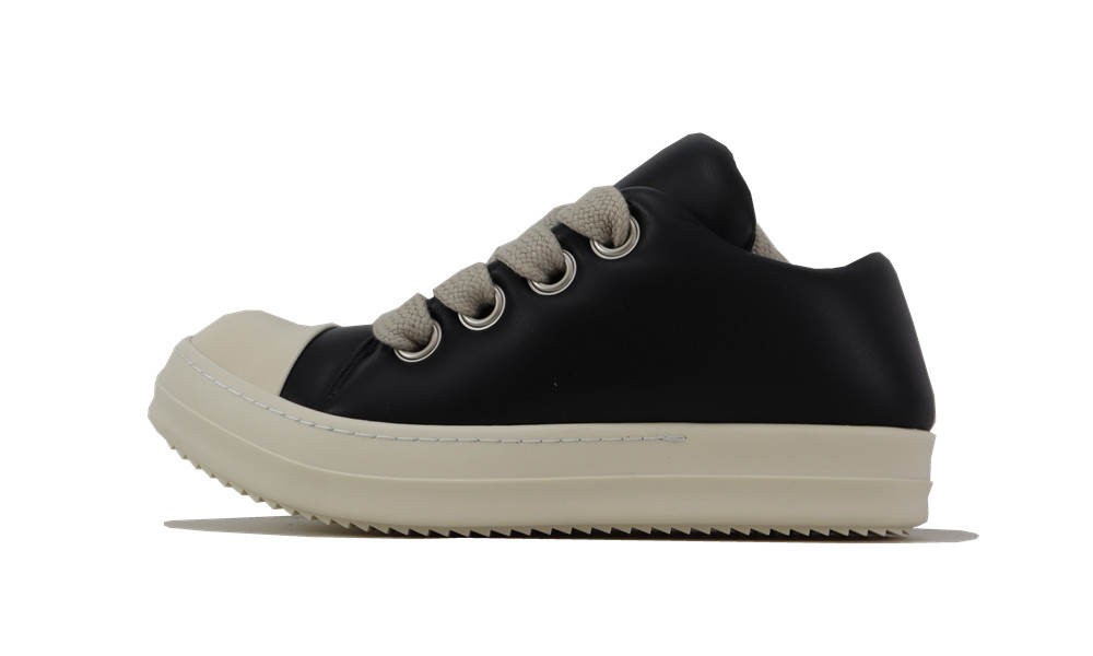 Rick Owens Jumbo Lace Padded Sneaks Low