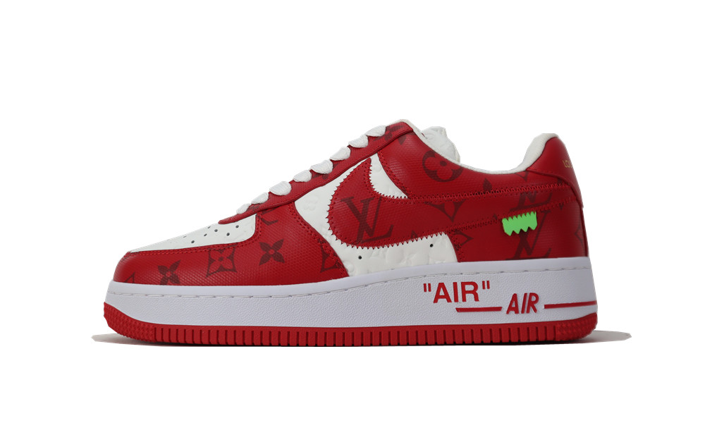 L..V Nike Air Force 1 White Red