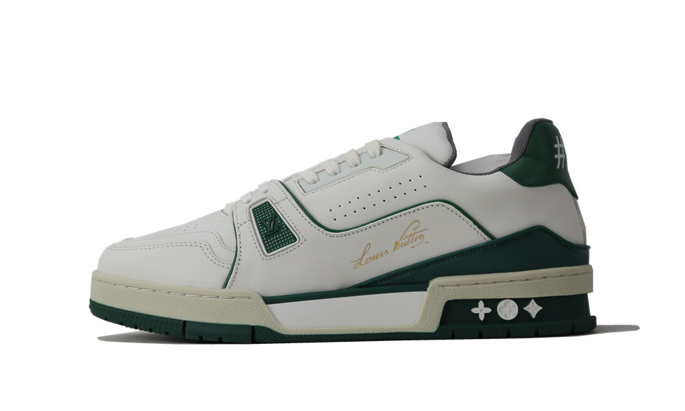 L..V TRAINER WHITE Green SIGNATURE #54