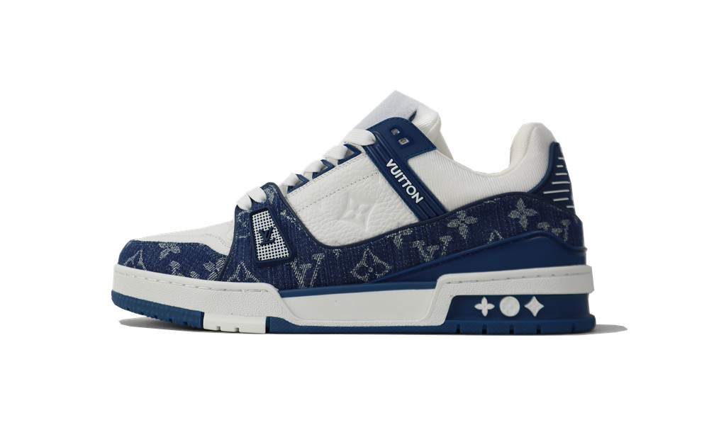 L..V TRAINER MONOGRAM DENIM